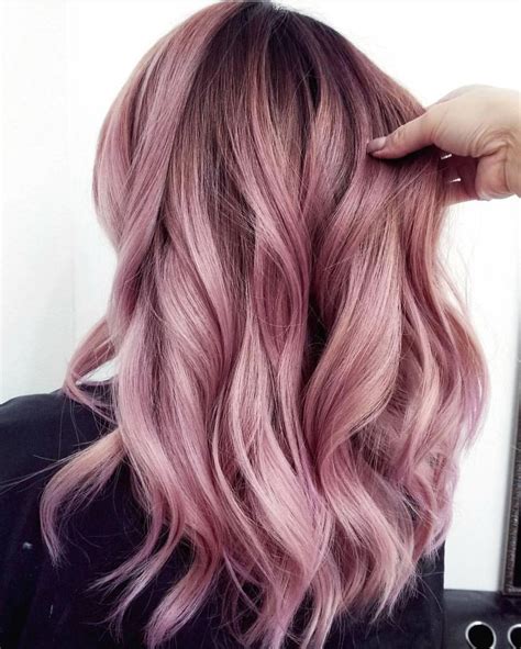 Pin on hair | Dusty rose hair, Hair styles, Dusty pink hair