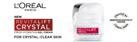 L'Oréal Paris Revitalift Crystal Fresh Hydrating Gel Cream, Oil-Free ...