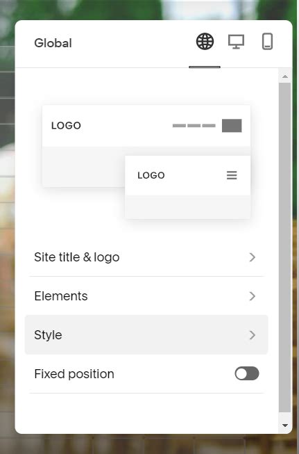Image result for Squarespace Customize Header CSS