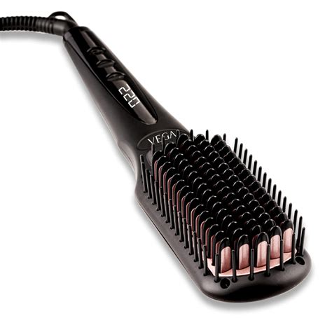 VEGA Black Shine Hair Straightening Brush With Thermoprotect Technology ...