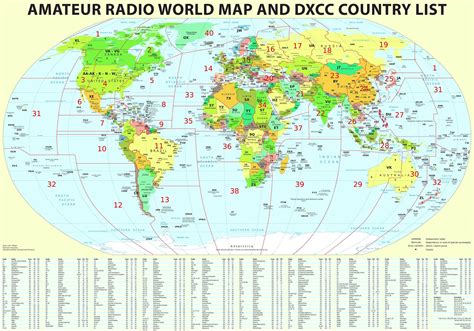 Image result for Ham Radio World Map
