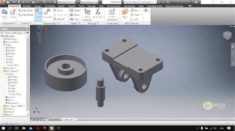 Inventor 2020 Assembly Tutorial 的图像结果