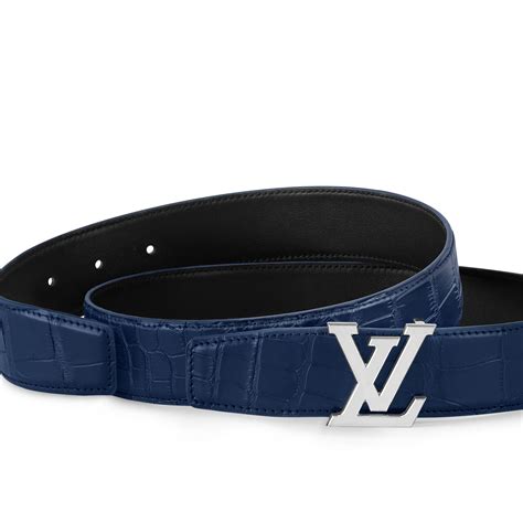 LV Heritage 35mm Reversible Belt Crocodilien Mat - For Men | Louis ...