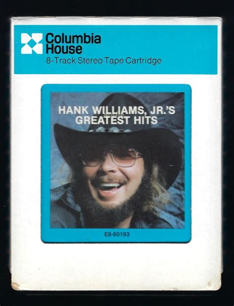 Hank Williams Jr. - Greatest Hits 1982 CRC ELEKTRA T11 8-TRACK TAPE