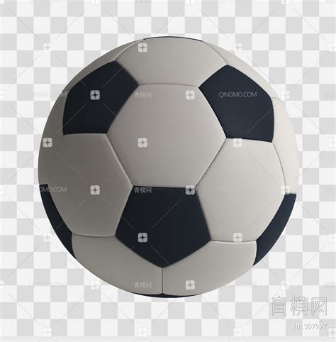 【足球3D模型】_灰白大尺寸JPG足球3d模型下载_ID307997_免费3Dmax模型库 - 青模3d模型网