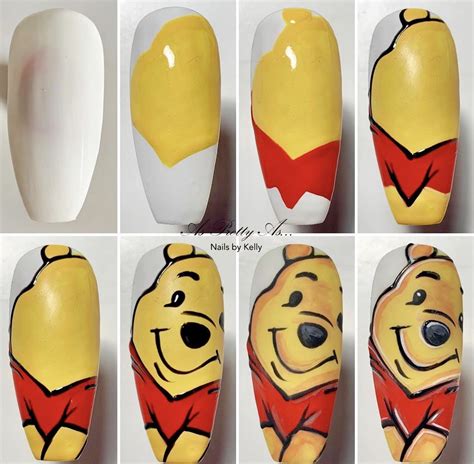 Pin by Erica Mora on Disney nails | Nail art designs diy, Cartoon nail ...