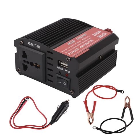 AllExtreme EXPINT02 200W Heavy Duty Portable Power Inverter 1 USB Port ...