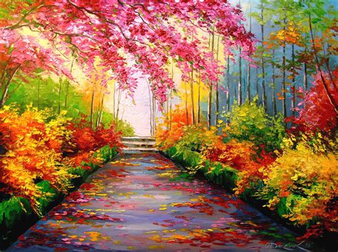 Bright colors autumn Painting by Olha Darchuk