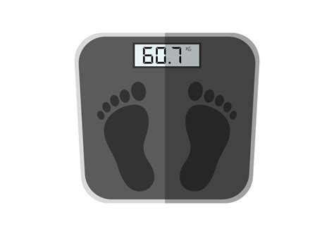 Digital Weight Scale Clipart Vector Isolated On White Background ...