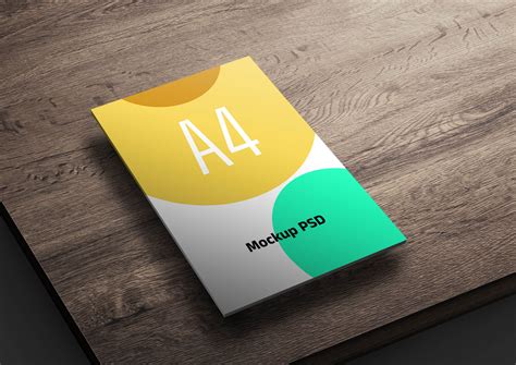 Best 46+ Free A4 Paper Brochure Flyer Mock Up Psd