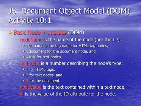Document Object Model in JavaScript Program 的图像结果