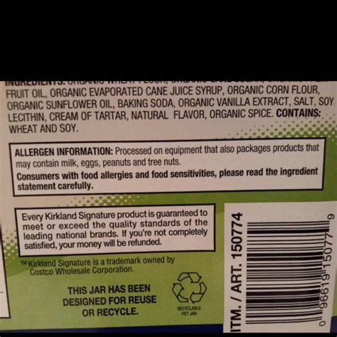 Kirkland Signature Disney Vanilla Animal Crackers: Calories, Nutrition ...