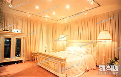 Interior Of Bedroom, Stock Photo, Picture And Rights Managed Image. Pic ...
