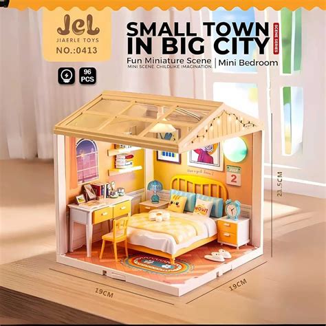 Pretend Play Mini Bedroom Doll House for Girls – DOD Kart