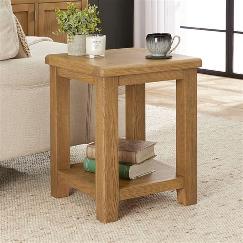 Oak Wood End Tables