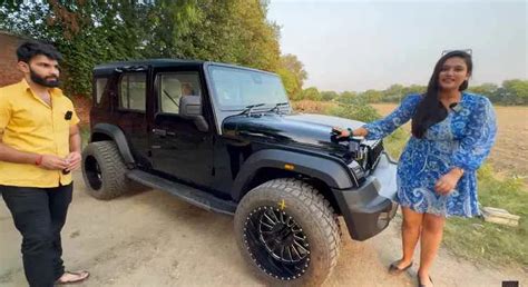 Brand-New Mahindra Thar Roxx Modified With 22-Inch Alloy Wheels (Video)