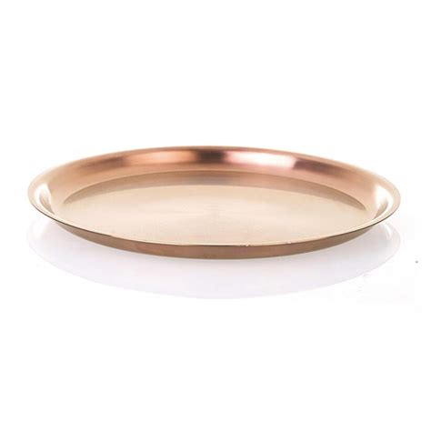 Biradlı GRV-309 Service Presentation Tray, 21 cm, Copper Price