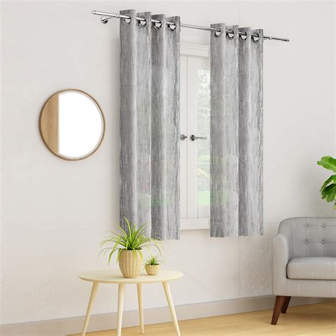 Buy PORTICO Willow Curtains Set of 2 Printed Window Curtains from ...