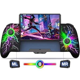 NinABXY Hall Effect Joystick Controller for Nintendo Switch/OLED, One ...