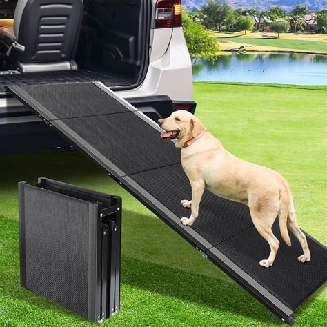 Snapklik.com : Dog Ramp For Car, 67" L X 20" W Extra Wide Folding Dog ...