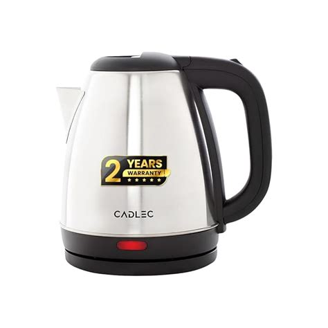 Cadlec Crystal 1.5L Stainless Steel Electric Kettle | 2-Year Warranty ...