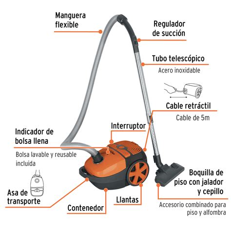 Ficha Tecnica Aspiradora canister 1.5 L, Truper
