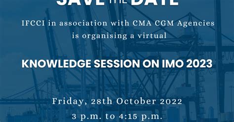 Knowledge Session on IMO 2023 | CCI France Inde
