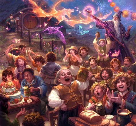 ArtStation - Bilbo's Party
