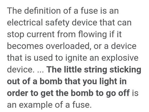 What is fuse? give one example. - Brainly.in