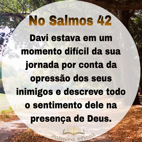 Palavra Eficaz : Salmos 42 Comentário: