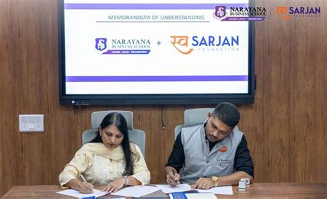 NBS Ahmedabad & Swa Sarjan foundation sign an MoU integrating social ...