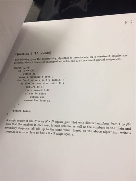 Constraint satisfaction Backtracking Algorithm 的图像结果