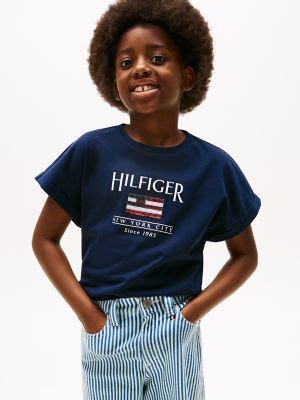 Kids' Hilfiger Sequin Flag T-Shirt | Tommy Hilfiger