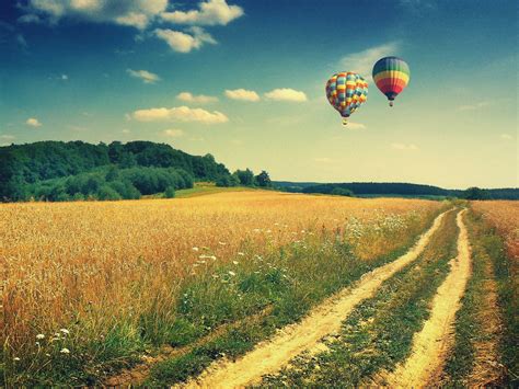 Download Vehicle Hot Air Balloon Wallpaper