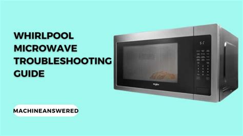 Image result for Microwave Troubleshooting Guide