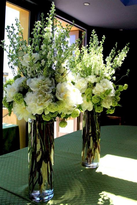 Rustic Wedding Centerpieces Ideas 26 | Tall flower arrangements, Flower ...