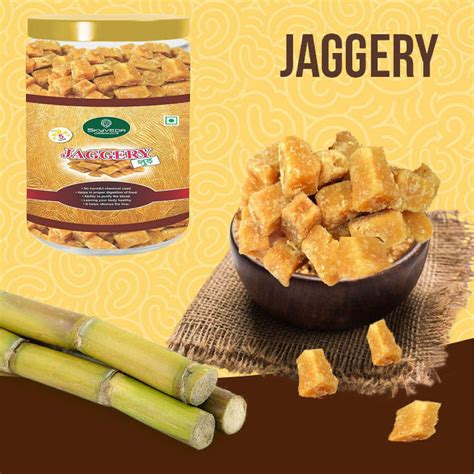 Skyveda Organics Jaggery Cubes 1Kg (देसी गुड़ - मसाला और शुगर फ्री ...