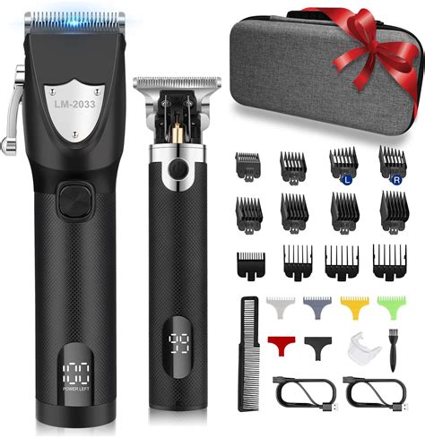 Amazon.com: GLAKER Hair Clippers for Men Professional, Cordless ...