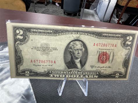 Lot - 1953-B RED SEAL $2 BILL