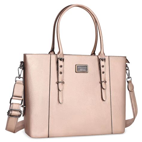 Mosiso PU Leather Laptop Tote Bag 13.3 15 16 17 17.3 inch India | Ubuy