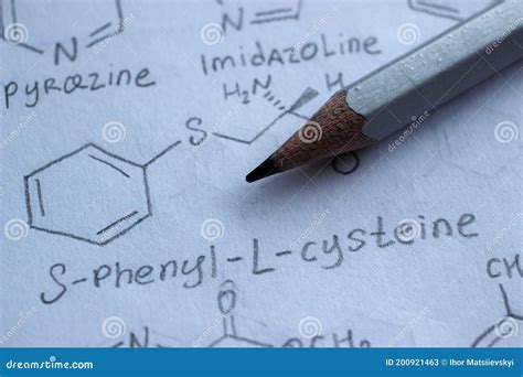 Drawing Structural Chemical Formulas. Structural Formula of the Amino ...