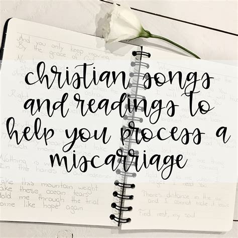 List of Christian Songs and Readings to Help You Process a Miscarriage ...