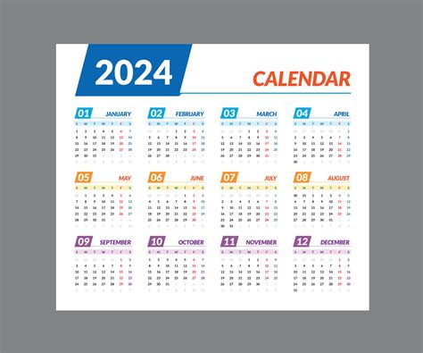 calendario 2023, calendario 2024 semana inicio lunes archivo vectorial ...