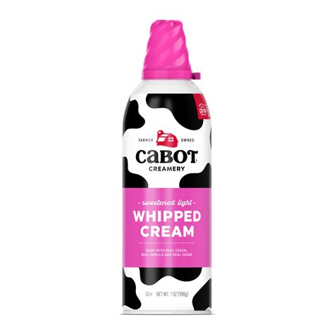 Cabot Whipped Cream, 7oz – Agri-Mark, Inc. Corporate Fulfillment