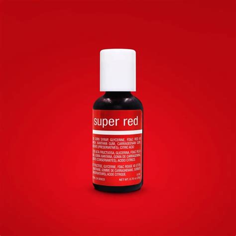 Chefmaster Liqua-Gel Food Color – Super Red (20g)