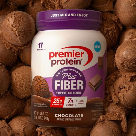 Chocolate Protein Plus Fiber Powder | Premier Protein