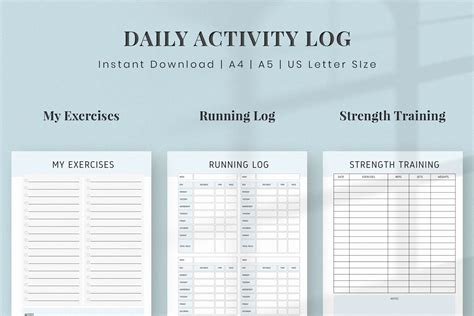 Image result for Daily Activity Log Book Template