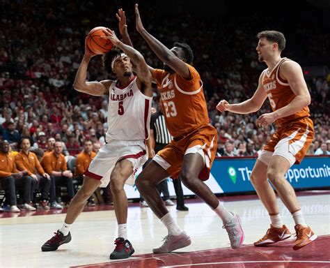 Alabama basketball loses physical battle vs Texas: Score, highlights
