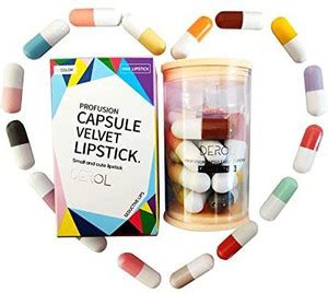 Cosluxe Mini Lipstick Set, Mini Capsule Matte Lipstick Waterproof Long ...