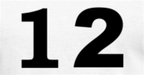 number - 12 - twelve by FluffyLikeRazors | Spreadshirt